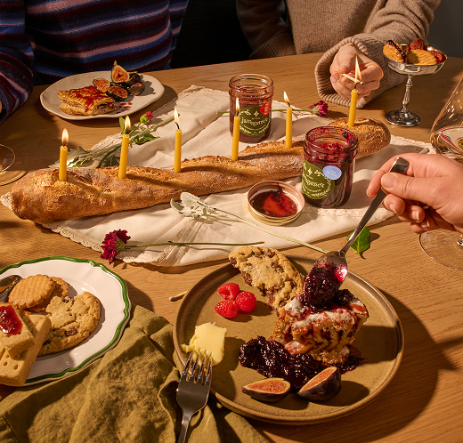 Table with food
