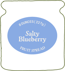 Salty Blueberry - 8oz Jars - 12CT Wholesale Case
